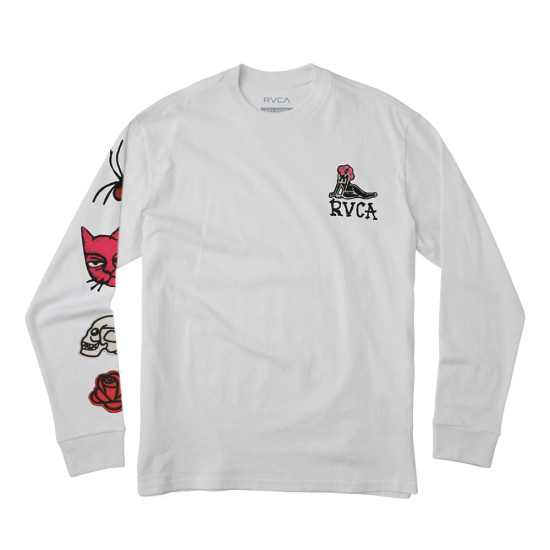 RVCA Ανδρική μακρυμάνικη μπλούζα Mark Oblow Patches - Long Sleeve T-Shirt